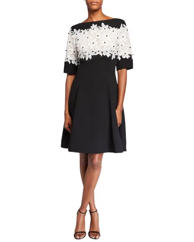 Shani Embellished Mini Dress In Black