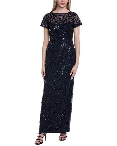 Shani Sequin Gown In Black