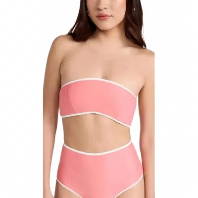 Shani Shemer Amor Bikini Top In Soft Pink