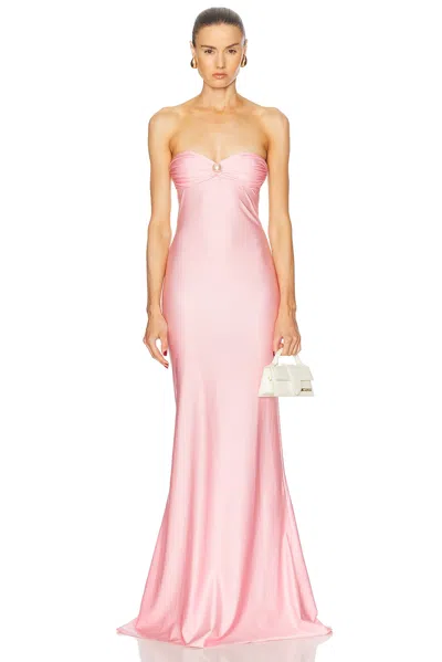 Shani Shemer Bella Maxi Dress In Candy Pink
