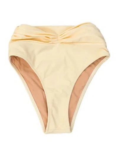 Pre-owned Shani Shemer Bottoms W/ Tags In Yellow