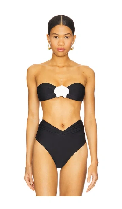 Shani Shemer Callisto Bikini Top In Black