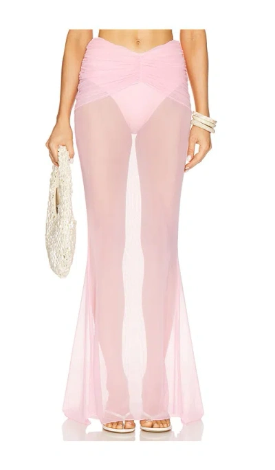 Shani Shemer Christine Skirt In Candy Pink