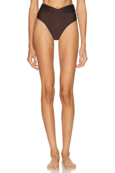 Shani Shemer Claire Bikini Bottom In Brown
