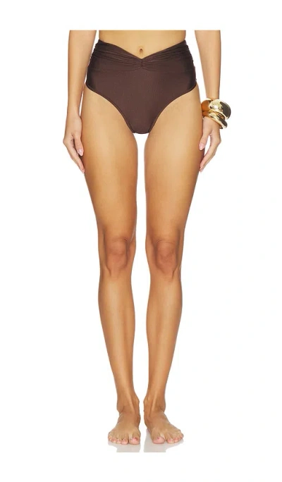 Shani Shemer Claire Bikini Bottom In Brown
