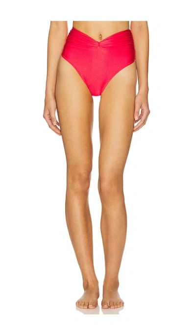 Shani Shemer Claire Bikini Bottom In Red
