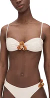 Shani Shemer Cyra Bikini Top Macademia