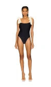 Shani Shemer Delara One Piece In Black & White