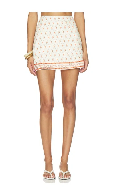 Shani Shemer Elory Mini Skirt In White