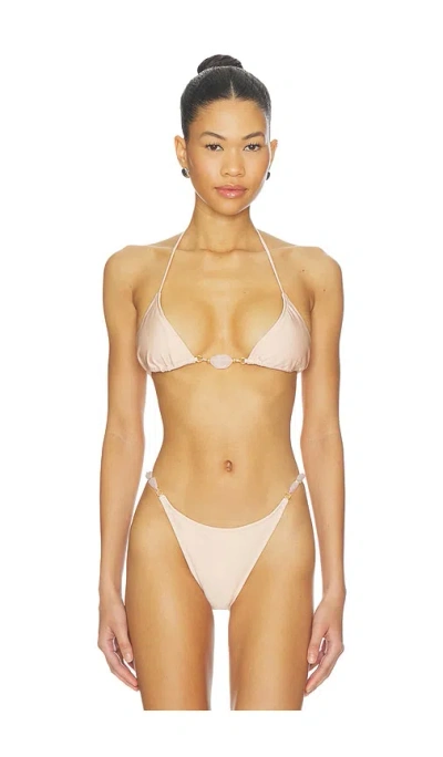 Shani Shemer Elysia Bikini Top In Pink