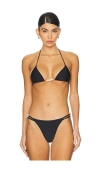 Shani Shemer Giselle Bikini Top In Black