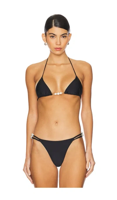Shani Shemer Giselle Bikini Top In Black