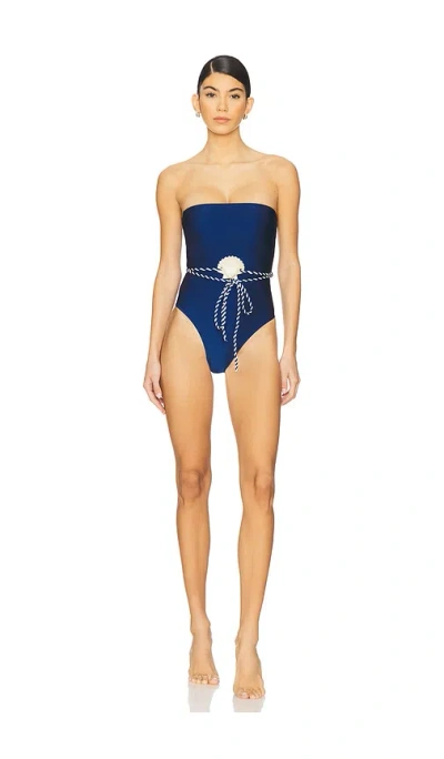 Shani Shemer Hailey One Piece In Blue Opal