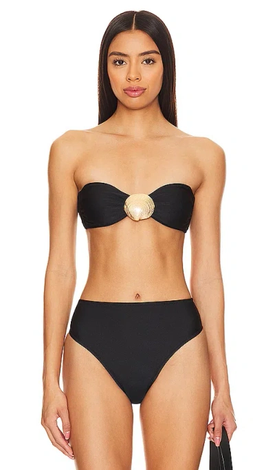 Shani Shemer Ines Bikini Top In Black