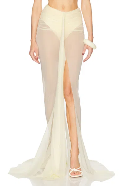 Shani Shemer Isannah Maxi Skirt In Butter