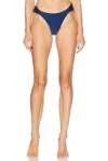 Shani Shemer Tyro Bikini Bottom In Blue Opal