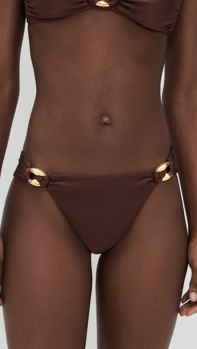 Shani Shemer Juliette Bikini Bottoms Espresso In Brown