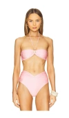 Shani Shemer Juno Bikini Top Candy Pink In Candy Pink