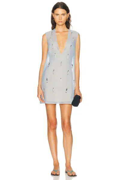 Shani Shemer Leila Mini Dress In Blue