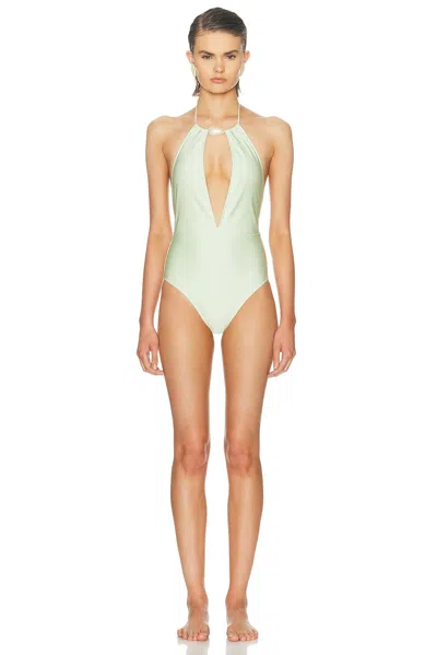 Shani Shemer Lennox One Piece Swimsuit In Mint