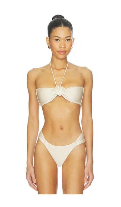 Shani Shemer Liv Bikini Top In Neutral