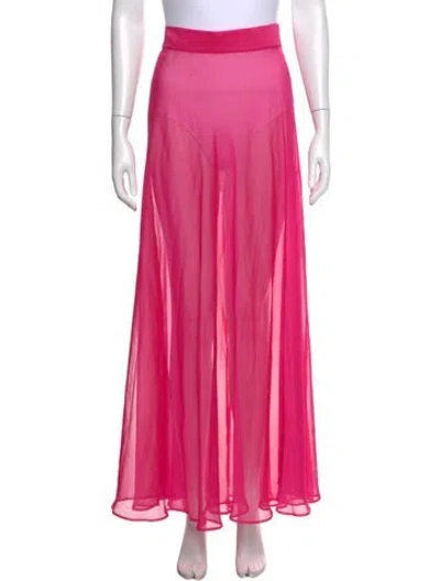 Pre-owned Shani Shemer Long Skirt W/ Tags In Pink