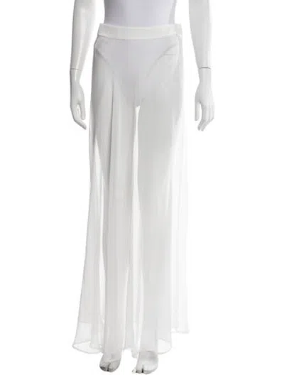 Pre-owned Shani Shemer Long Skirt In White