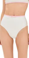 Shani Shemer Lux Bikini Bottoms Cream And Candy Pink In Cream And Candy Pink