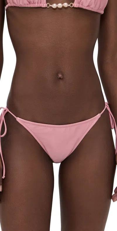 Shani Shemer Lyn Bikini Bottoms Dusty Rose In Pink