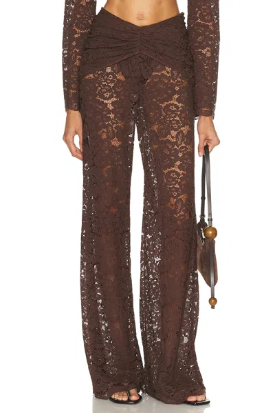 Shani Shemer Madison Pant In Brown