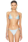 Shani Shemer Marlin Bikini Top In Blue