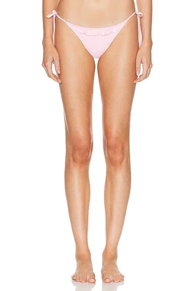 Shani Shemer Marrisia Bikini Bottom In Baby Pink