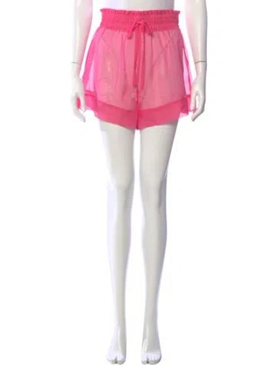 Pre-owned Shani Shemer Mini Shorts In Pink