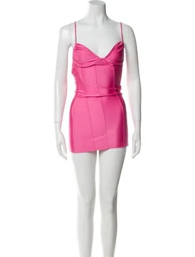 Pre-owned Shani Shemer One-piece In Pink