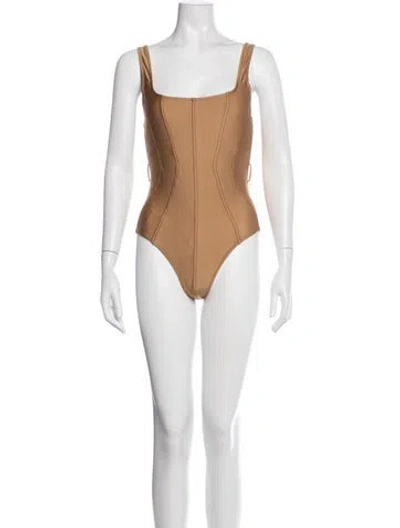 Pre-owned Shani Shemer One-piece W/ Tags In Neutrals
