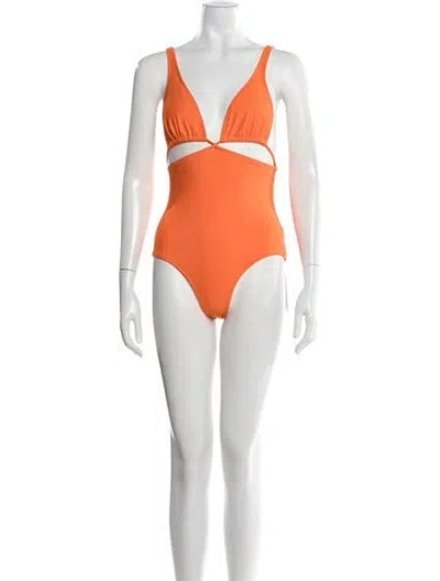 Pre-owned Shani Shemer One-piece W/ Tags In Orange