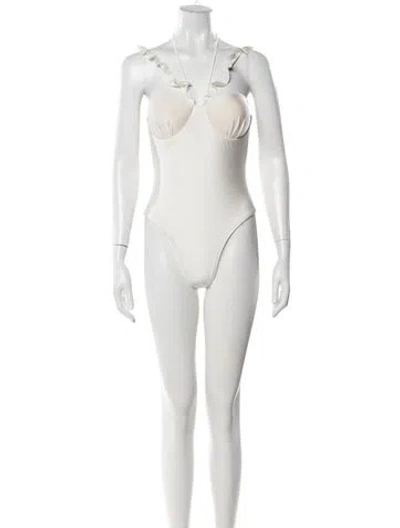 Pre-owned Shani Shemer One-piece W/ Tags In White