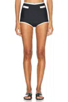 Shani Shemer Quinn Shorts In Black & White