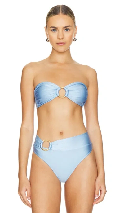 Shani Shemer Rodi Bikini Top In Blue Sky