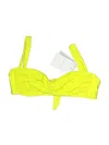 Shani Shemer Swimsuit Top Yellow Sweetheart Neckline Swimwear In Yellow