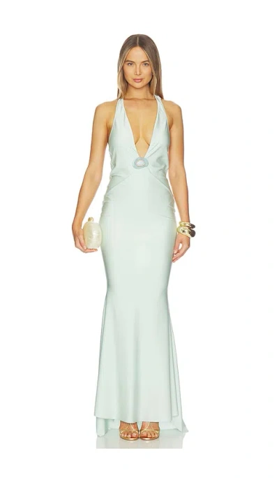 Shani Shemer Tala Maxi Dress In Blue