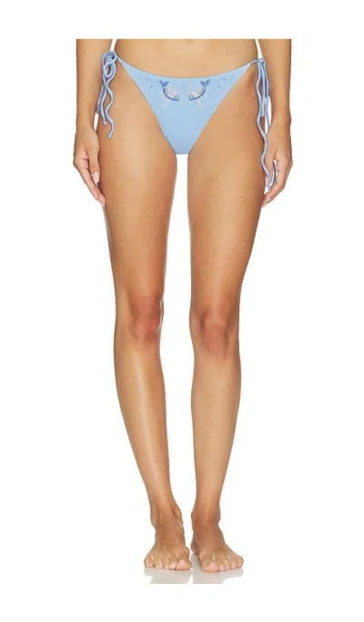 Shani Shemer Tessa Bikini Bottom In Blue