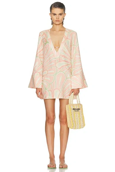 Shani Shemer Valerie Kaftan Dress In Multi