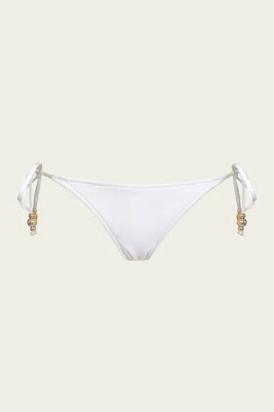 Shani Shemer Venetia Bikini Bottom In Cream In White