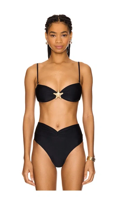 Shani Shemer Vivi Bikini Top In Black