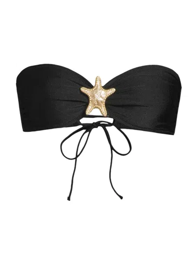 Shani Shemer Women's Vivi Sweetheart Bikini Top In Black