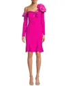 Shani Solid Mini Dress In Pink