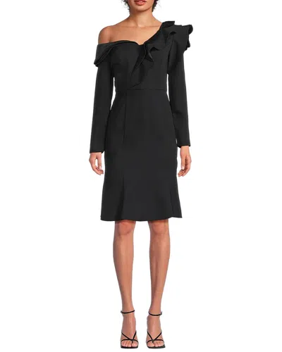 Shani Solid Mini Dress In Blue