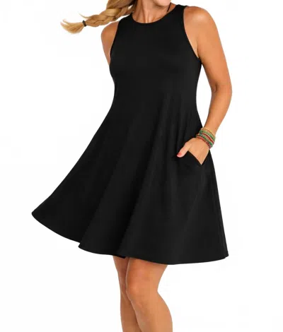 Shannalee A-line Bamboo Dress In Ink In Black