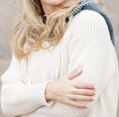 Shannon Passero Fiori Cardigan In Cream In White
